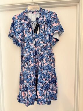 Palm Beach Short Sleeve Tiered Dress